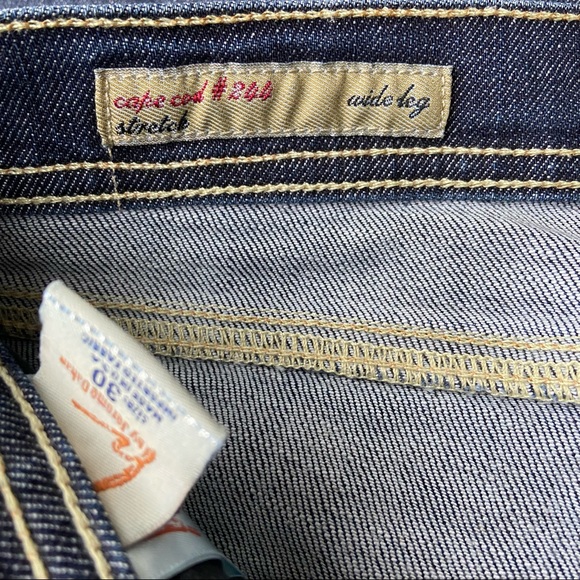 Citizens of Humanity COH Stretch Wide Leg Embroidery Cape Cod 244 Jeans - Picture 11 of 15